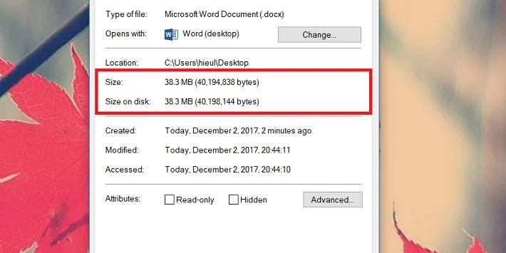 Cách giảm dung lượng file Word đơn giản và nhanh nhất