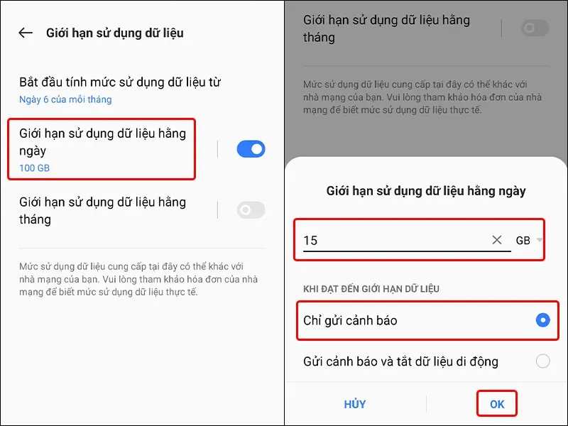 Cách giới hạn dữ liệu di động trên điện thoại Realme đơn giản, nhanh chóng