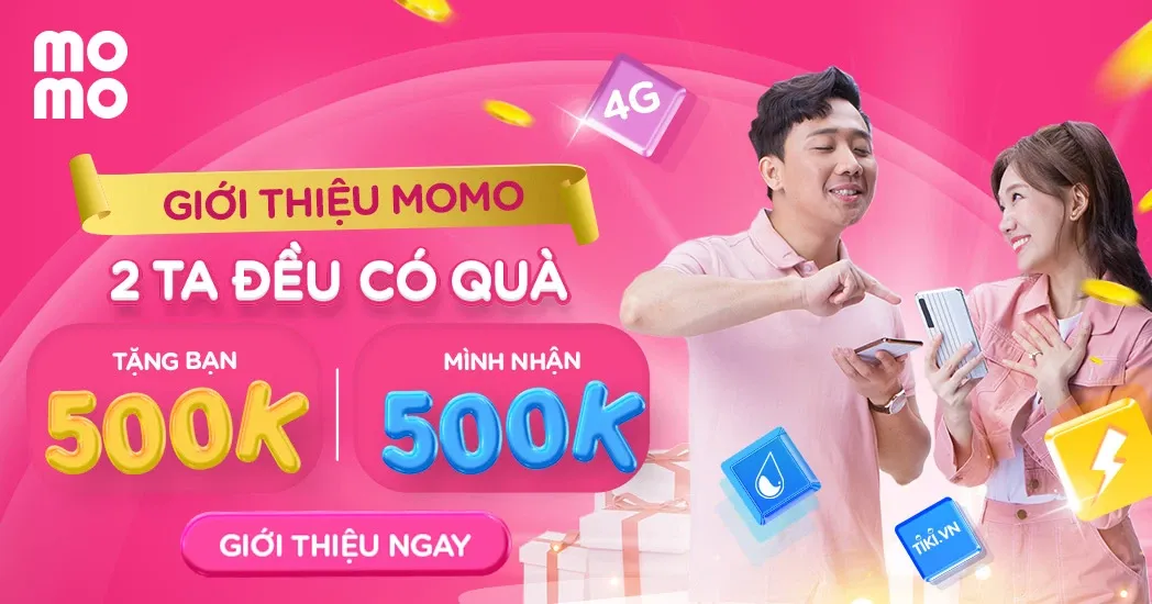 Cách giới thiệu MoMo cho bạn bè, người thân để nhận ngay gói ưu đãi lên đến 500K