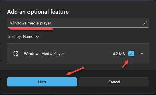 Cách gỡ cài đặt Windows Media Player trên Windows 11