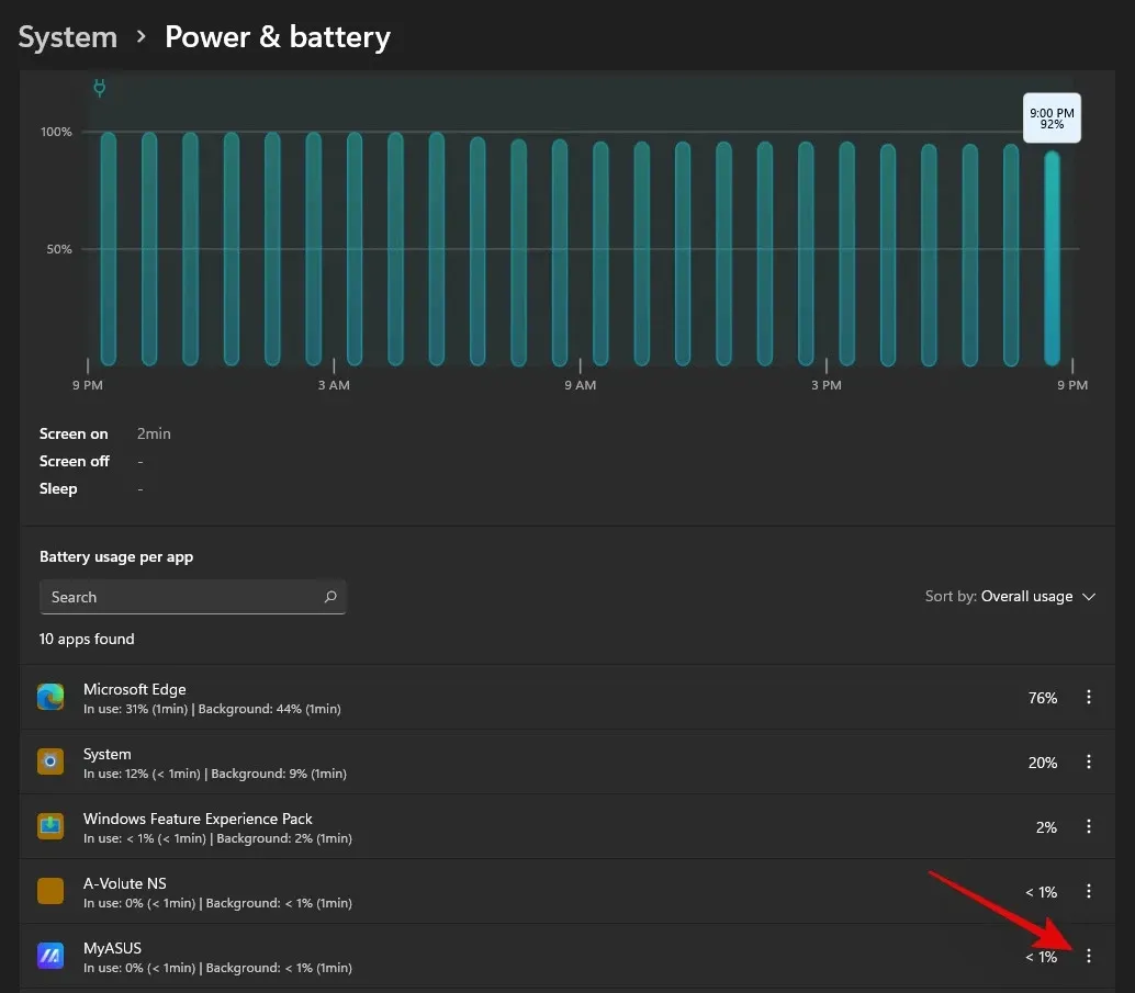 Cách hiển thị phần trăm pin trên laptop Windows 11