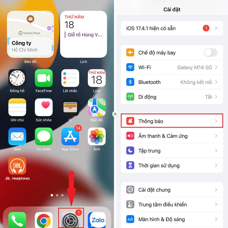 Cách hiển thị thông báo trên màn hình khoá iPhone để không bỏ lỡ thông tin quan trọng