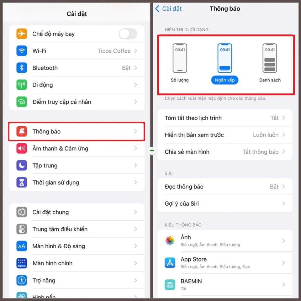 Cách hiển thị thông báo trên màn hình khoá iPhone để không bỏ lỡ thông tin quan trọng