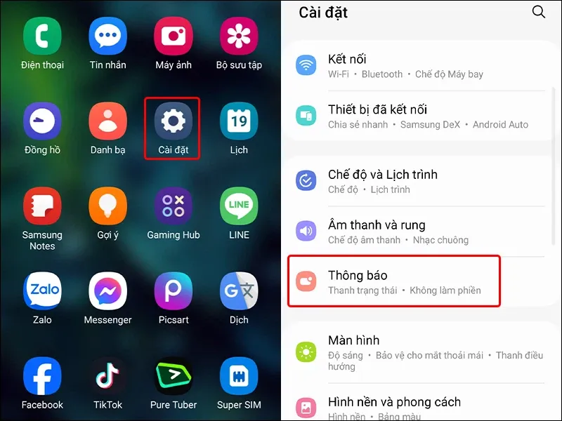 Cách hiển thị thông báo trên màn hình khóa Samsung vô cùng đơn giản và nhanh chóng