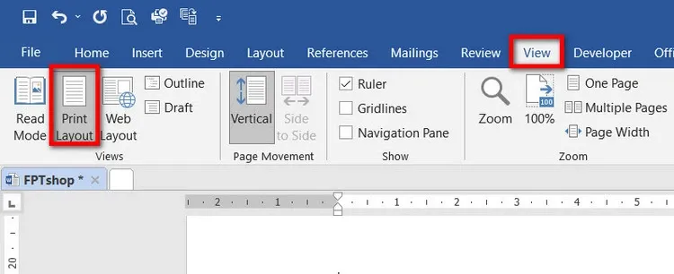 Cách hiển thị từng trang văn bản một trong Microsoft Word