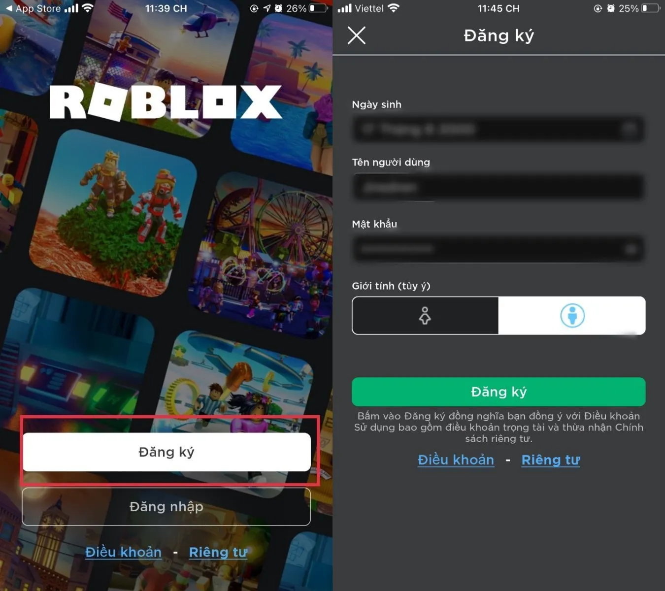 Cách hóa thân vào trò chơi Squid Game trên Roblox bằng điện thoại