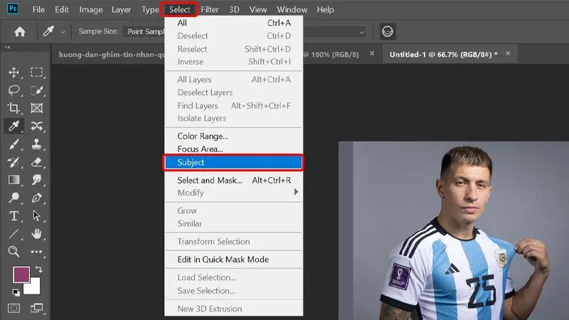 Cách hút màu nhanh từ bên ngoài vào Photoshop bằng công cụ Eyedropper vô cùng dễ dàng