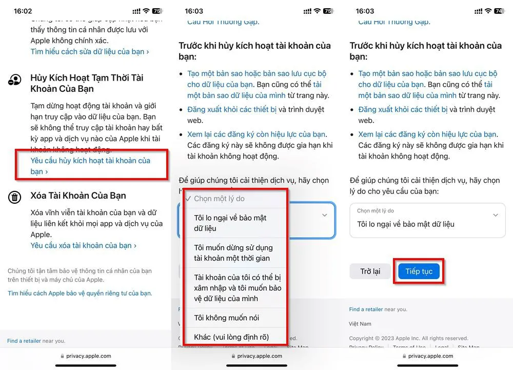 Cách hủy tài khoản iCloud tạm thời để ngừng đồng bộ dữ liệu cực hay mà bạn nên thử khi cần