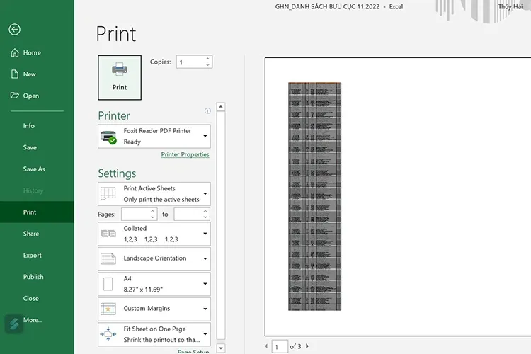 Cách in Excel vừa trang giấy A4, thủ thuật đơn giản nhưng không phải ai cũng biết