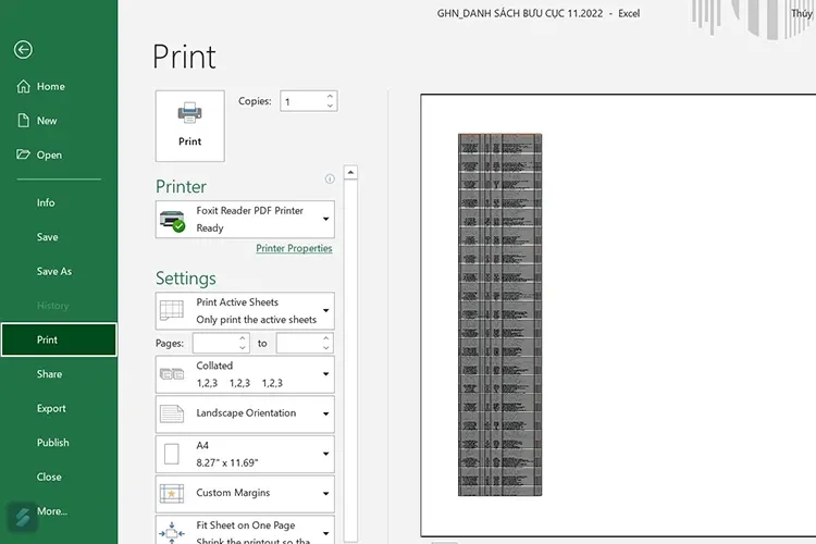 Cách in Excel vừa trang giấy A4, thủ thuật đơn giản nhưng không phải ai cũng biết