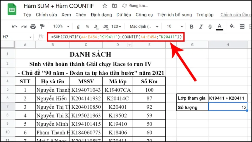 Cách kết hợp SUMIF và COUNTIF đơn giản, nhanh chóng, mang lại hiệu quả cao