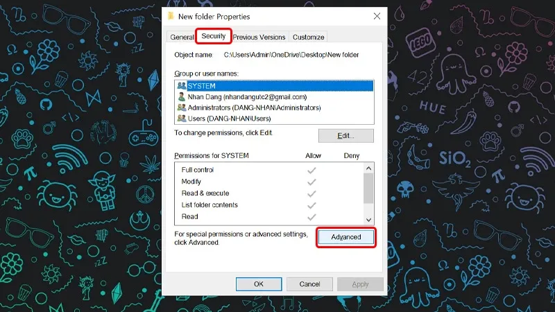 Cách khắc phục lỗi "An error occurred applying attributes to the file" (ảnh 3)