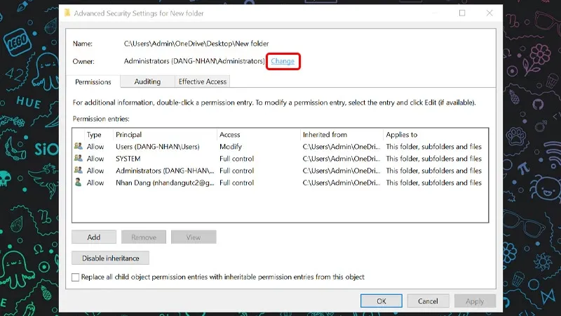 Cách khắc phục lỗi "An error occurred applying attributes to the file" (ảnh 4)