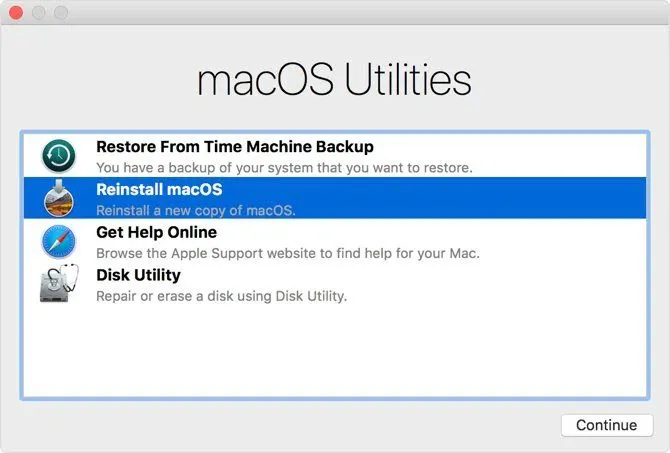 Cách khắc phục lỗi không thể cài đặt macOS trên máy tính