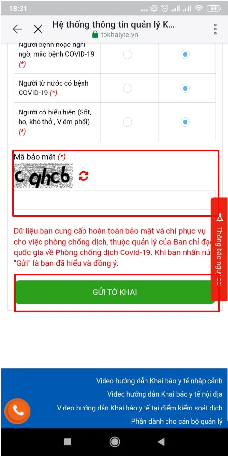 Cách khai báo y tế nhanh bằng Zalo khi ra vào các chốt kiểm dịch