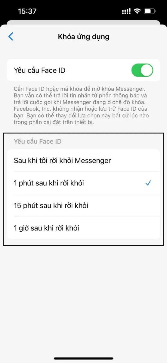 Cách khóa Messenger trên iPhone, bảo mật tin nhắn Messenger cực hay mà bạn cần biết