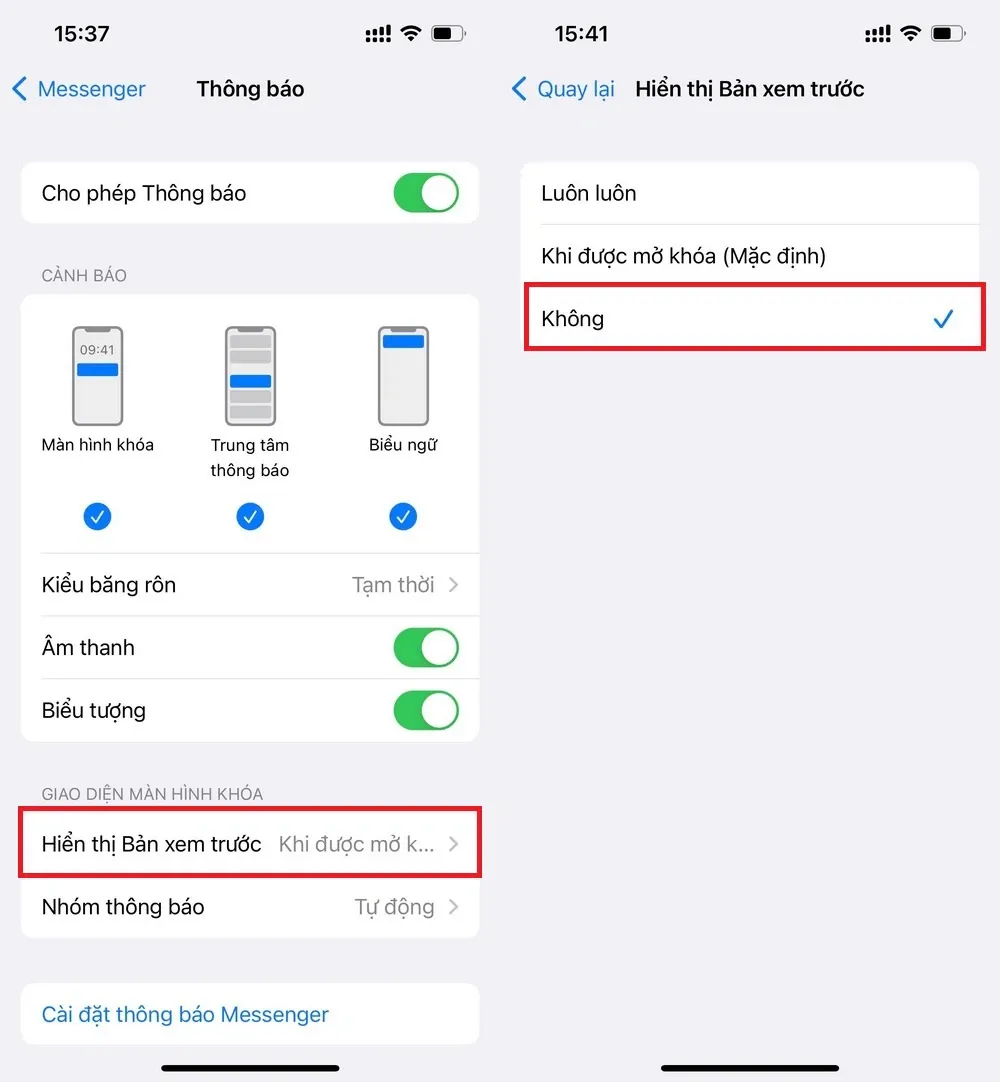 Cách khóa Messenger trên iPhone, bảo mật tin nhắn Messenger cực hay mà bạn cần biết