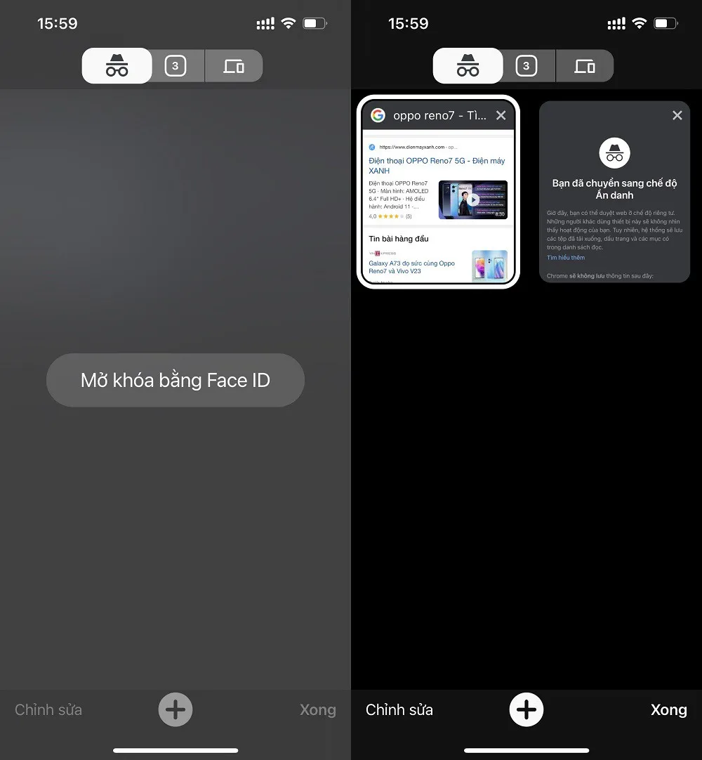 Cách khóa Tab ẩn danh Chrome trên iPhone giúp nâng cao bảo mật cho trình duyệt