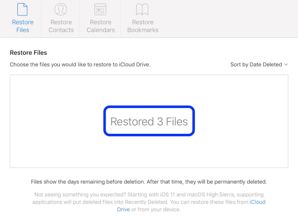 Cách khôi phục dữ liệu iCloud đã bị mất trước đó