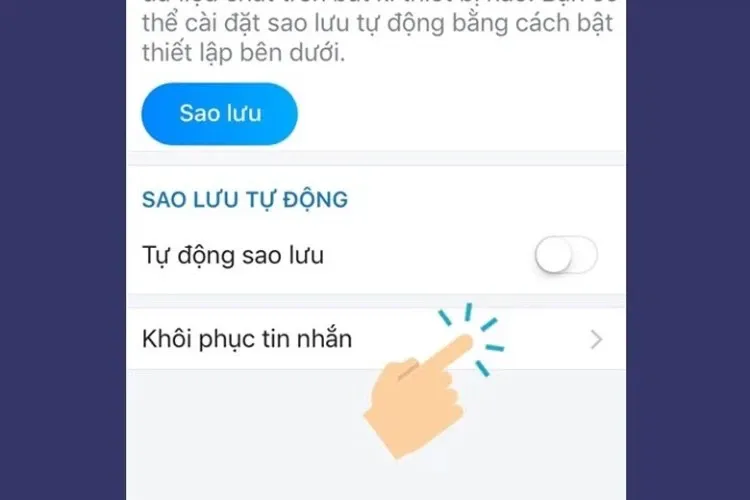 Cách khôi phục tin nhắn Zalo đã xóa cực kì đơn giản chỉ trong vài bước