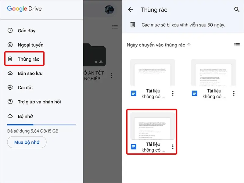 Cách khôi phục văn bản Google Docs đã xóa bằng điện thoại, máy tính cực dễ