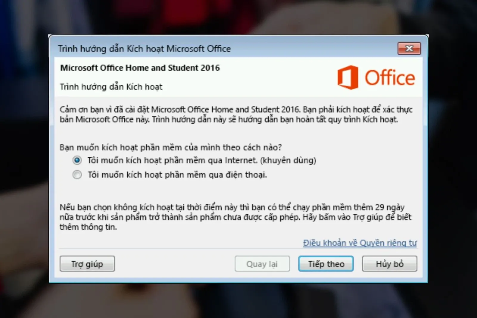 Cách kích hoạt, active Office 365 tại nhà siêu đơn giản