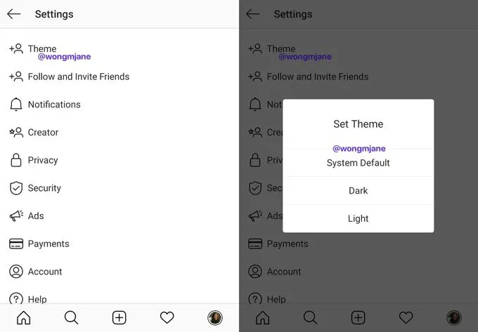 Cách kích hoạt chế độ nền tối mới của Instagram