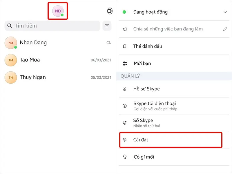 Cách kích hoạt Dark Mode cho Skype trên điện thoại và máy tính cực đơn giản