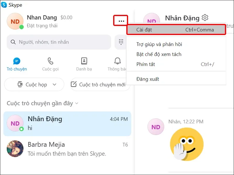 Cách kích hoạt Dark Mode cho Skype trên điện thoại và máy tính cực đơn giản