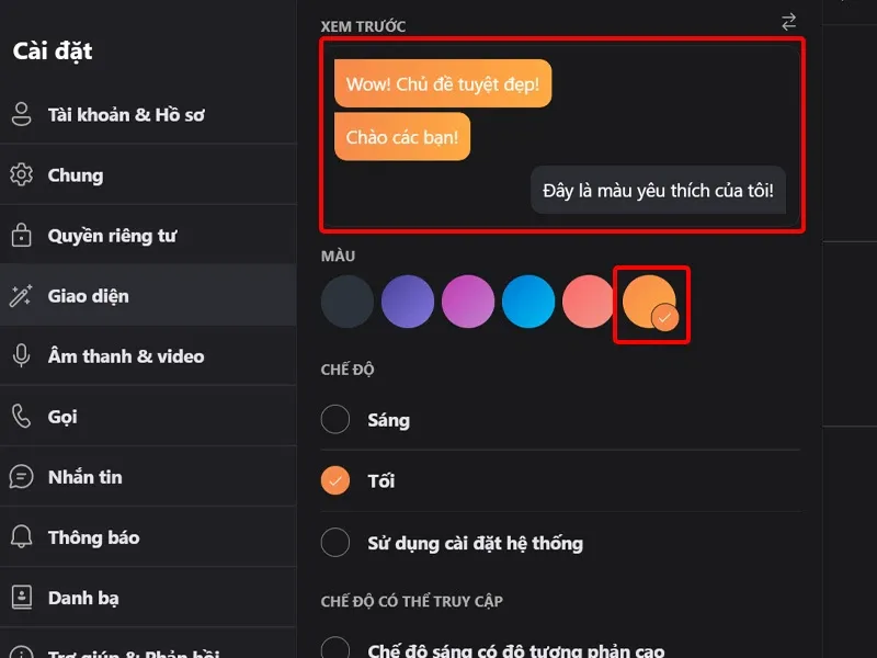 Cách kích hoạt Dark Mode cho Skype trên điện thoại và máy tính cực đơn giản