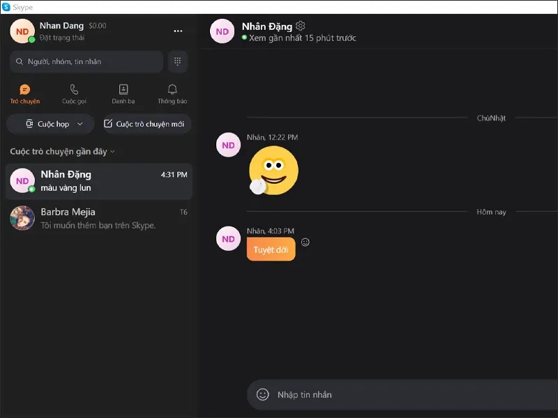 Cách kích hoạt Dark Mode cho Skype trên điện thoại và máy tính cực đơn giản