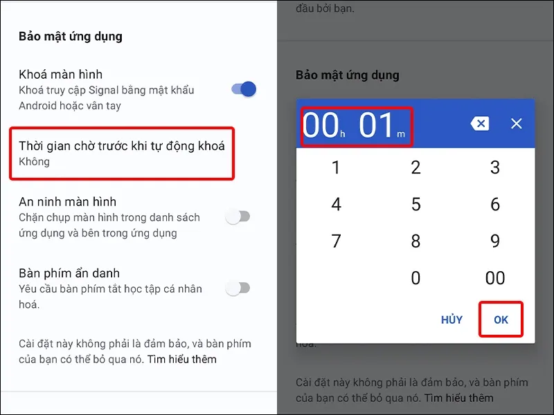 Cách kích hoạt tính năng khóa màn hình ứng dụng Signal cực dễ
