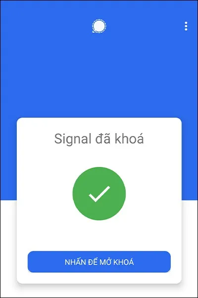 Cách kích hoạt tính năng khóa màn hình ứng dụng Signal cực dễ