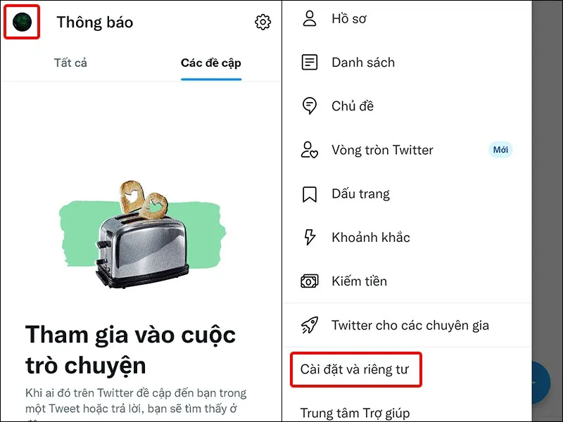 Cách kích hoạt trình tiết kiệm dữ liệu trên ứng dụng Twitter