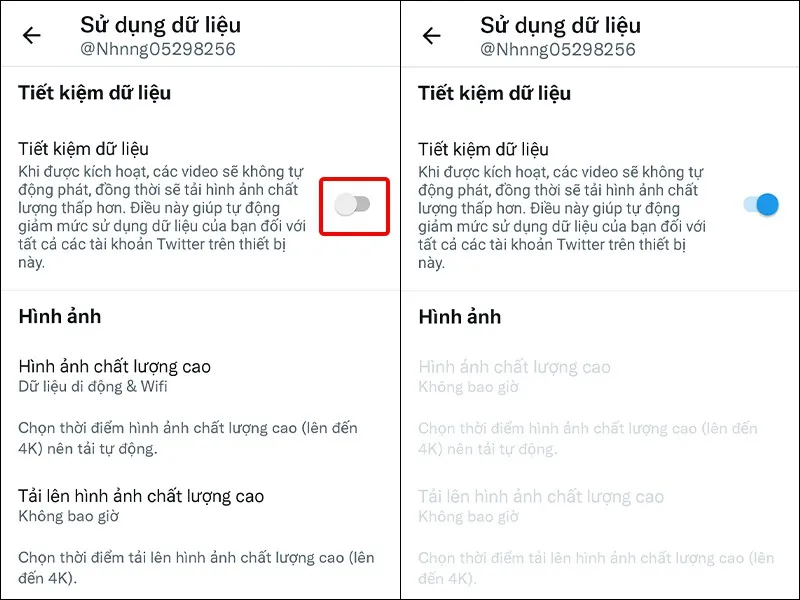 Cách kích hoạt trình tiết kiệm dữ liệu trên ứng dụng Twitter