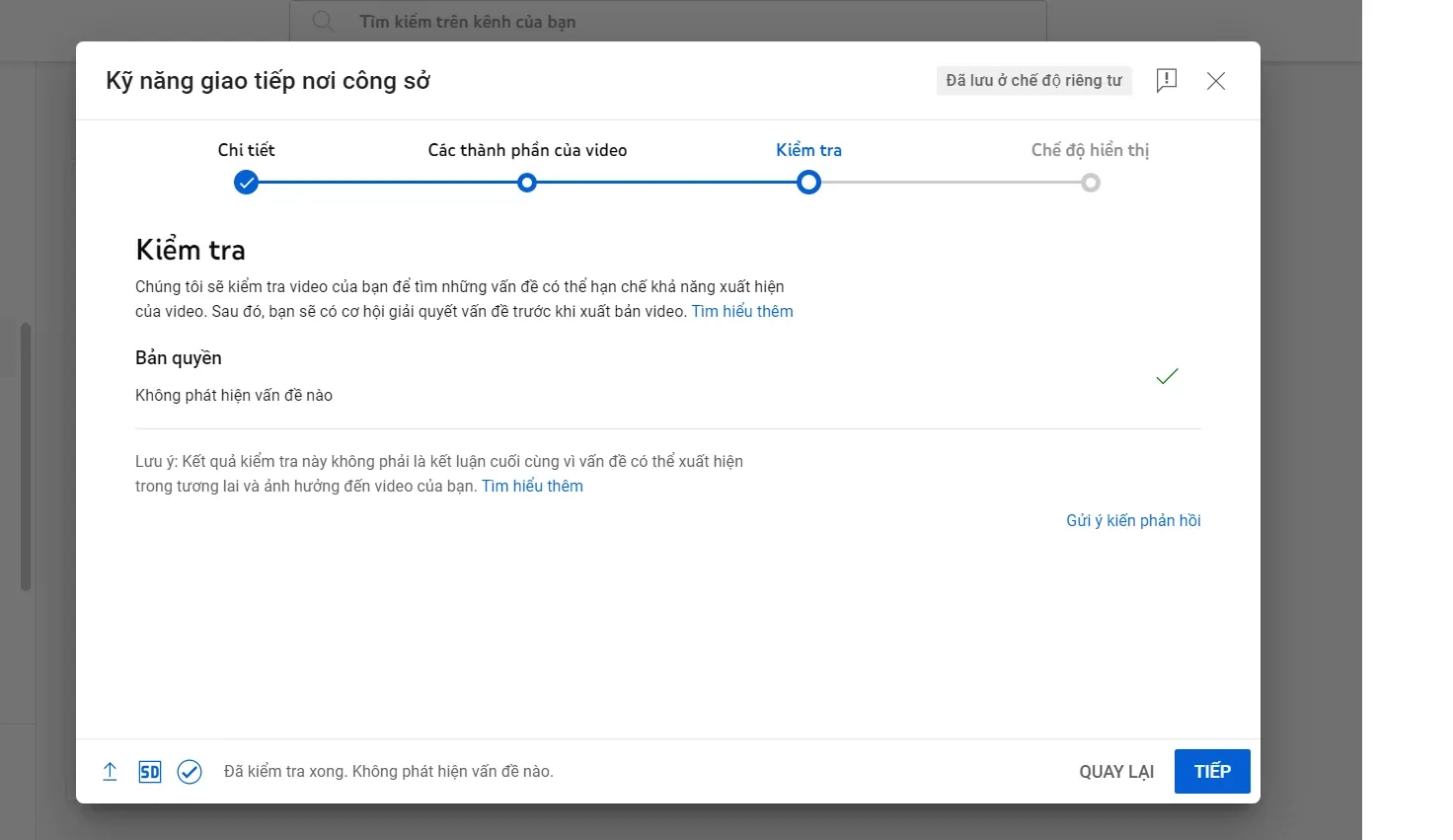 Cách kiểm tra bản quyền YouTube trước khi đăng video nhanh chóng và đơn giản