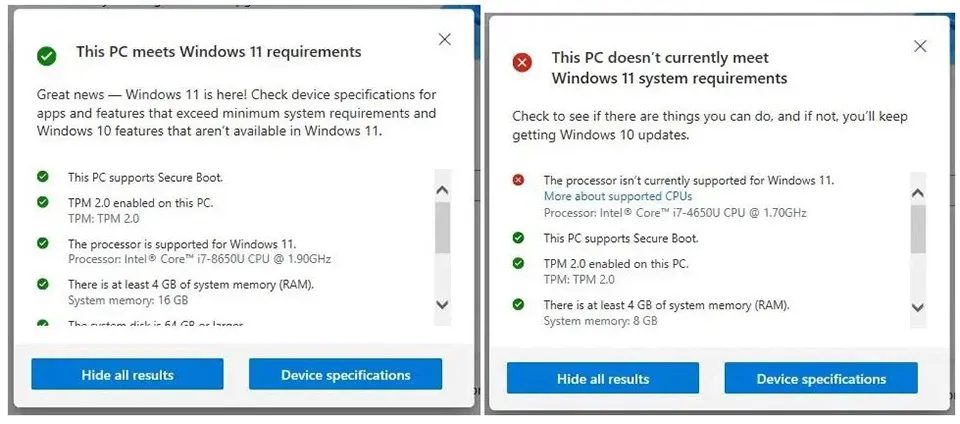 Cách kiểm tra cấu hình máy tính cài Windows 11 được không siêu nhanh, siêu dễ