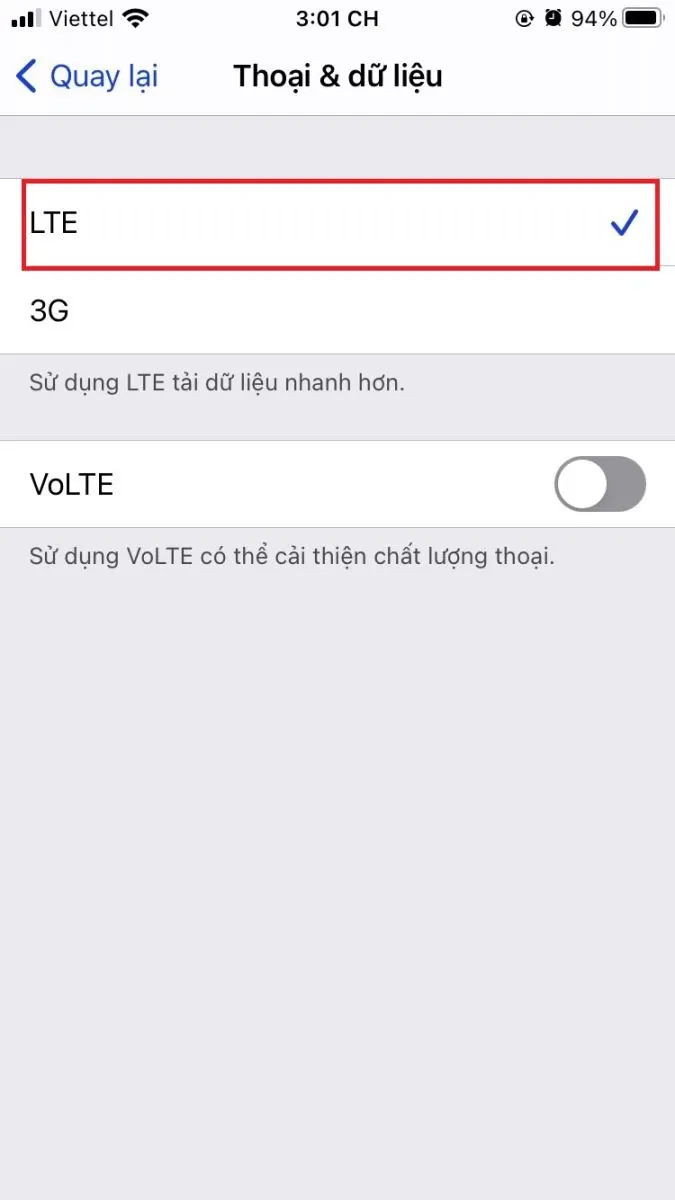 Cách kiểm tra điện thoại có hỗ trợ 4G không