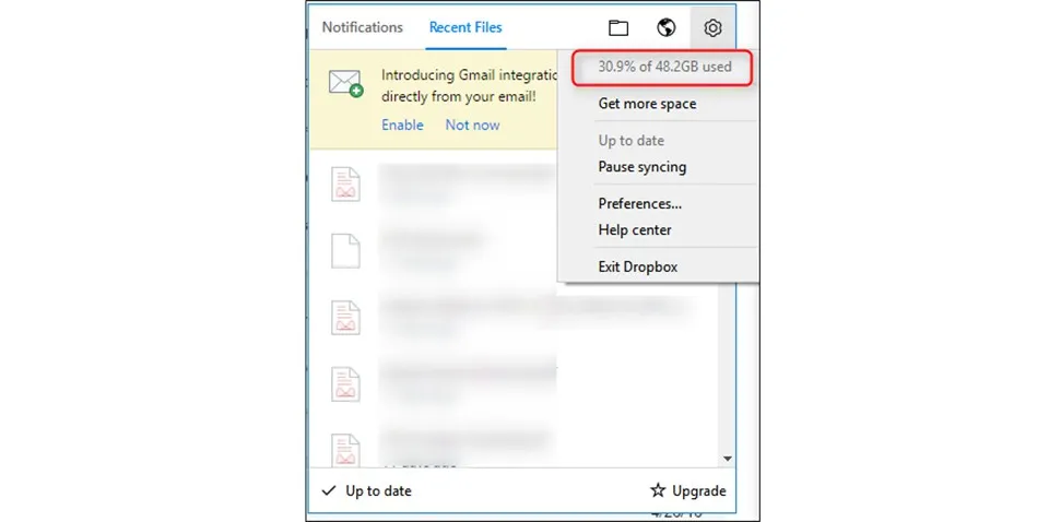 Cách kiểm tra dung lượng trên Dropbox trên mọi nền tảng