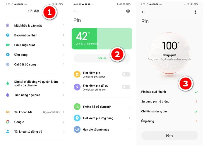 Cách kiểm tra pin Xiaomi hiệu quả và nhanh chóng