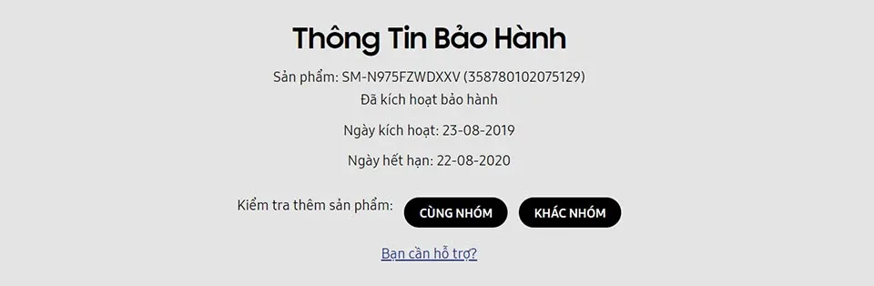 Cách kiểm tra thời hạn bảo hành Samsung trong 5 bước chính xác nhất