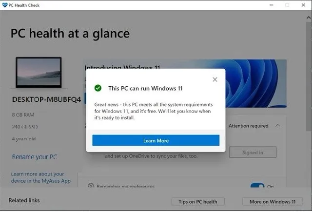 Cách kiểm tra xem máy tính có tương thích Windows 11 không?