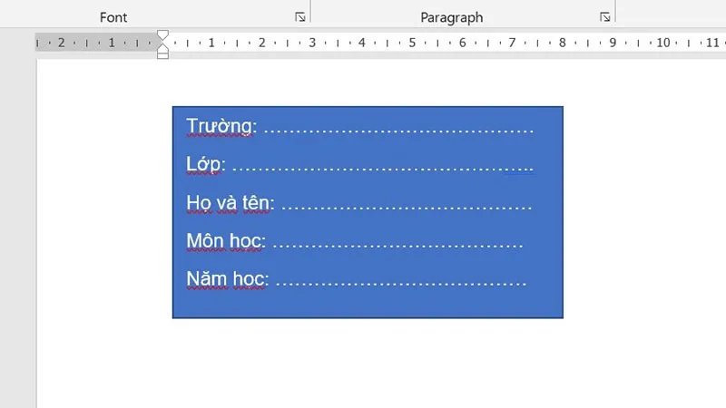 Cách làm nhãn vở đẹp trên Word cho bạn thỏa sức sáng tạo