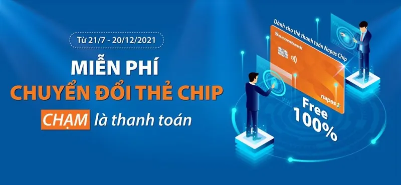 Cách làm thẻ ngân hàng gắn chip thay thế cho thẻ ATM từ trước kia