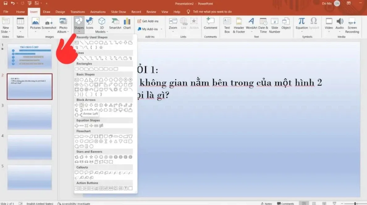 Cách làm trò chơi ô chữ trên Powerpoint chi tiết từng bước, đơn giản và dễ thực hiện