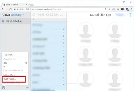 Cách lấy danh bạ từ iCloud bằng thủ thuật đơn giản