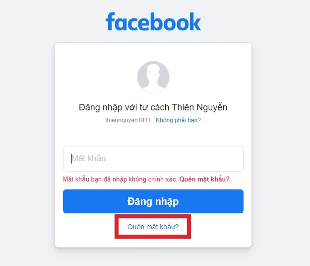 Cách lấy lại mật khẩu Facebook khi đăng ký 2 nick cùng 1 số điện thoại