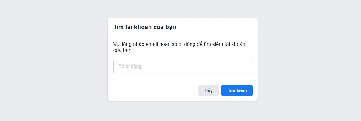 Cách lấy lại mật khẩu Facebook khi mất số điện thoại và email mới nhất 2023