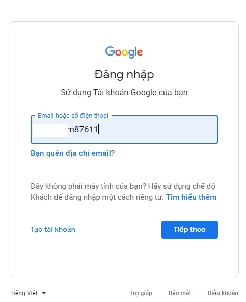 Cách lấy lại mật khẩu Gmail không cần số điện thoại siêu dễ dàng