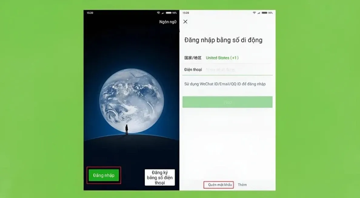 Cách lấy lại mật khẩu Wechat siêu nhanh, dễ dàng thao tác ngay trên điện thoại